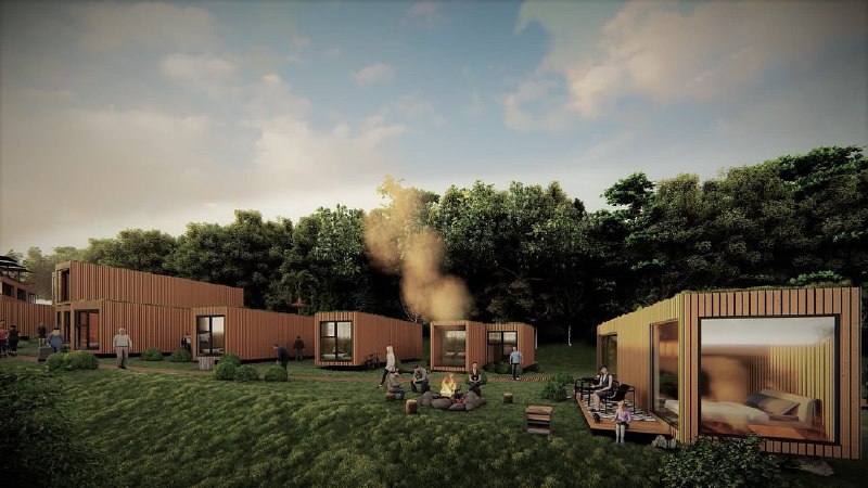 تصميم كمباوند بالحاويات المعدلة